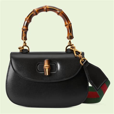 borsa gucci nera a mano